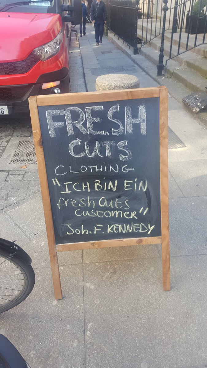 A trip into the archives an old customer gives us the thumbs up #FIDay #jfk #lovindublin #totallydublin <a href="/lovindublin/">Lovin Dublin</a>