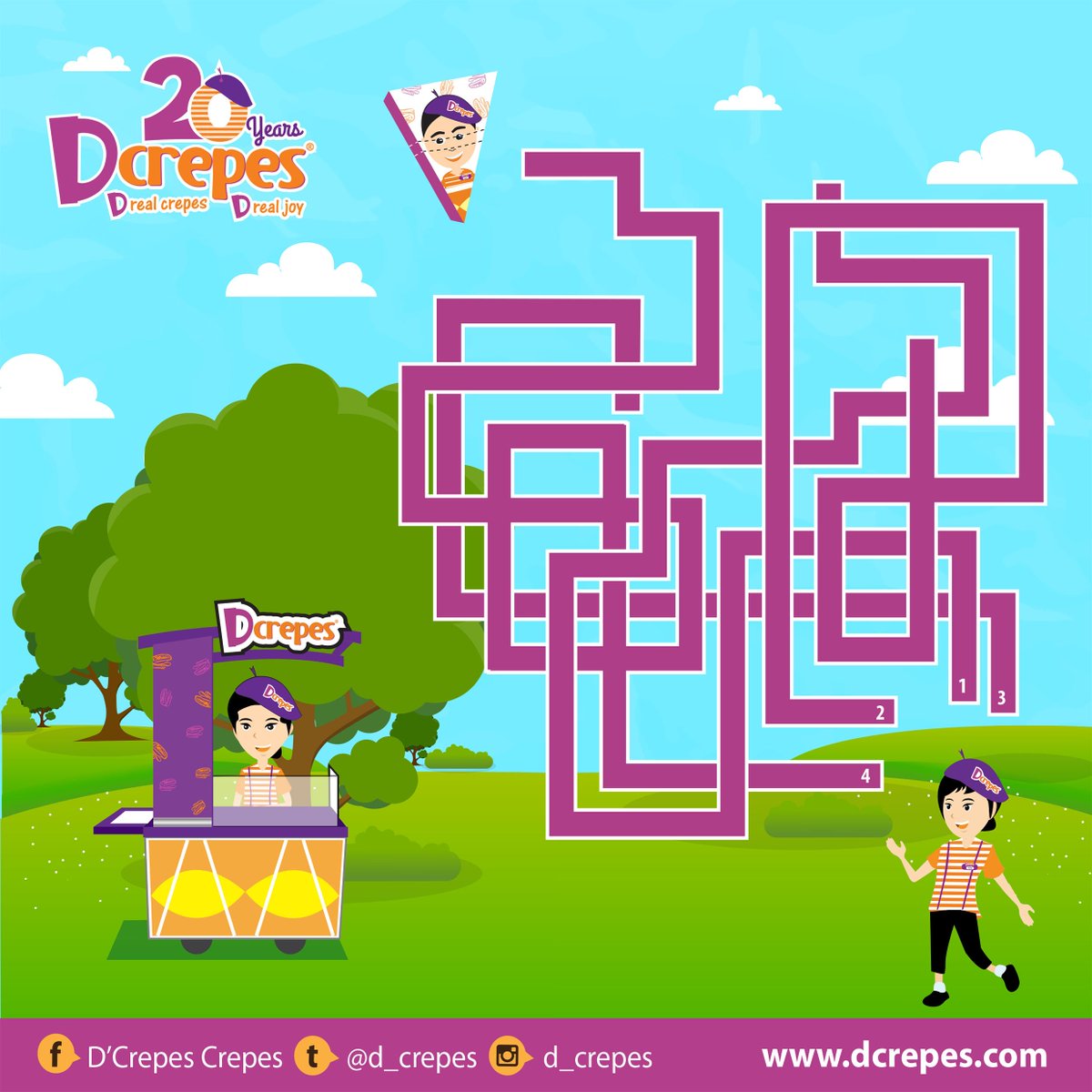 d_crepes's tweet photo. Temukan jalan yg tepat menuju packaging Dcrepes, sertakan hashtag #DcrepesQuiz &amp; mention 1 orang teman saat menjawab https://t.co/VmLoQt2N7V