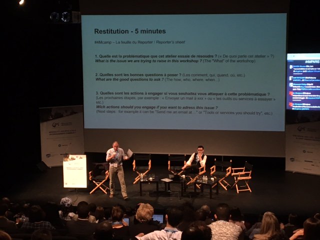 CFImedias's tweet photo. .@chouing & @julienlebot lancent le #4MCAMP au #4MPARIS ! https://t.co/DFQA70dlXR