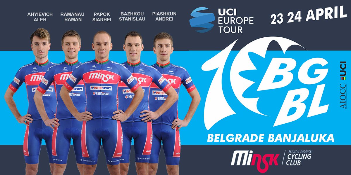 <a href="/minskcycling/">Minsk Cycling Club ᅠᅠᅠᅠᅠᅠᅠ</a> roster for Belgrade Banjaluka I &amp; II: <a href="/SiarheiPapok/">S.P.</a>, <a href="/Stasan1991/">Bozhkou Stanislau</a>, Ramanau, Ahyievich, Andrei Piashkun