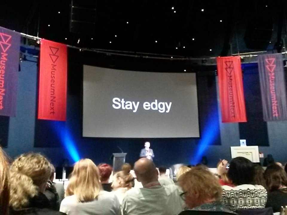 MuseumsAskew's tweet photo. Another great takeaway from @michaeljohng #MuseumNext https://t.co/ODlrKLhUqO
