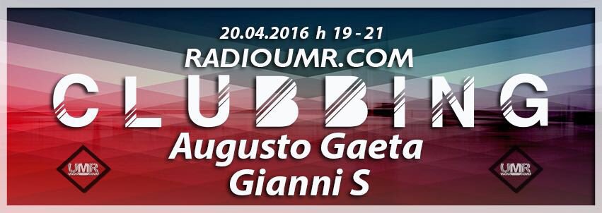 ClubbingUmr's tweet photo. TODAY 20.04.2016
@RadioUMR @ClubbingUmr H: 19-21 Augusto Gaeta - Gianni S
Live On https://t.co/b0FYEsW4dS https://t.co/ENsoSnODay