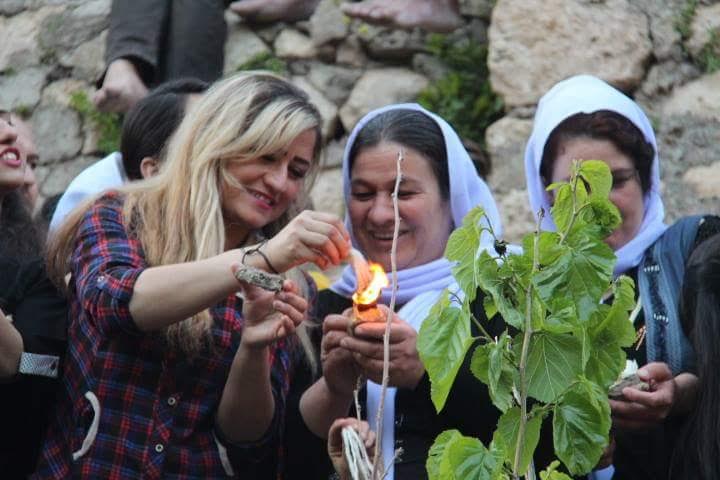 UnPontePer's tweet image. Oggi i nostri amici ezidi celebrano il loro capodanno. Auguri perché possa essere un anno di Pace #WithIraq