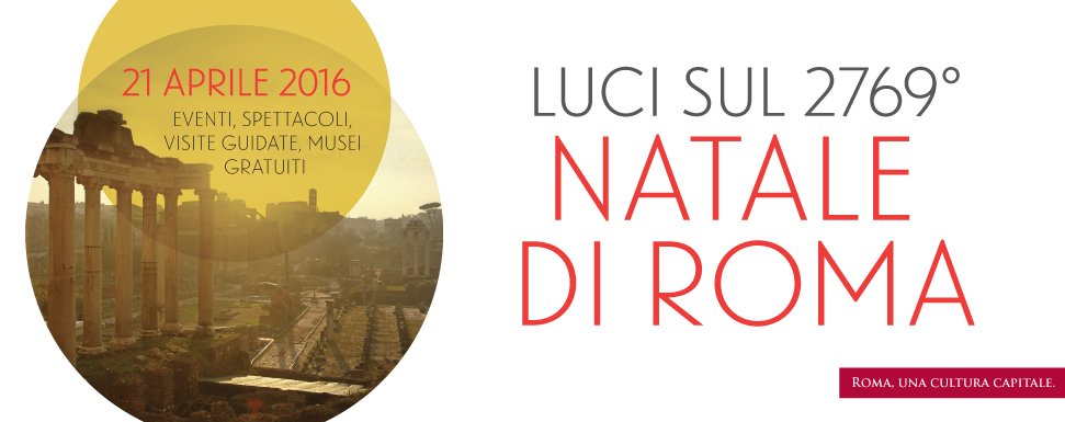 museiincomune's tweet photo. Giovedì 21 aprile festeggia con noi il 2769° #NataleDiRoma: entrata #gratis @ @museiincomune https://t.co/kVOYafR2Tu https://t.co/yZa1DeE3tO