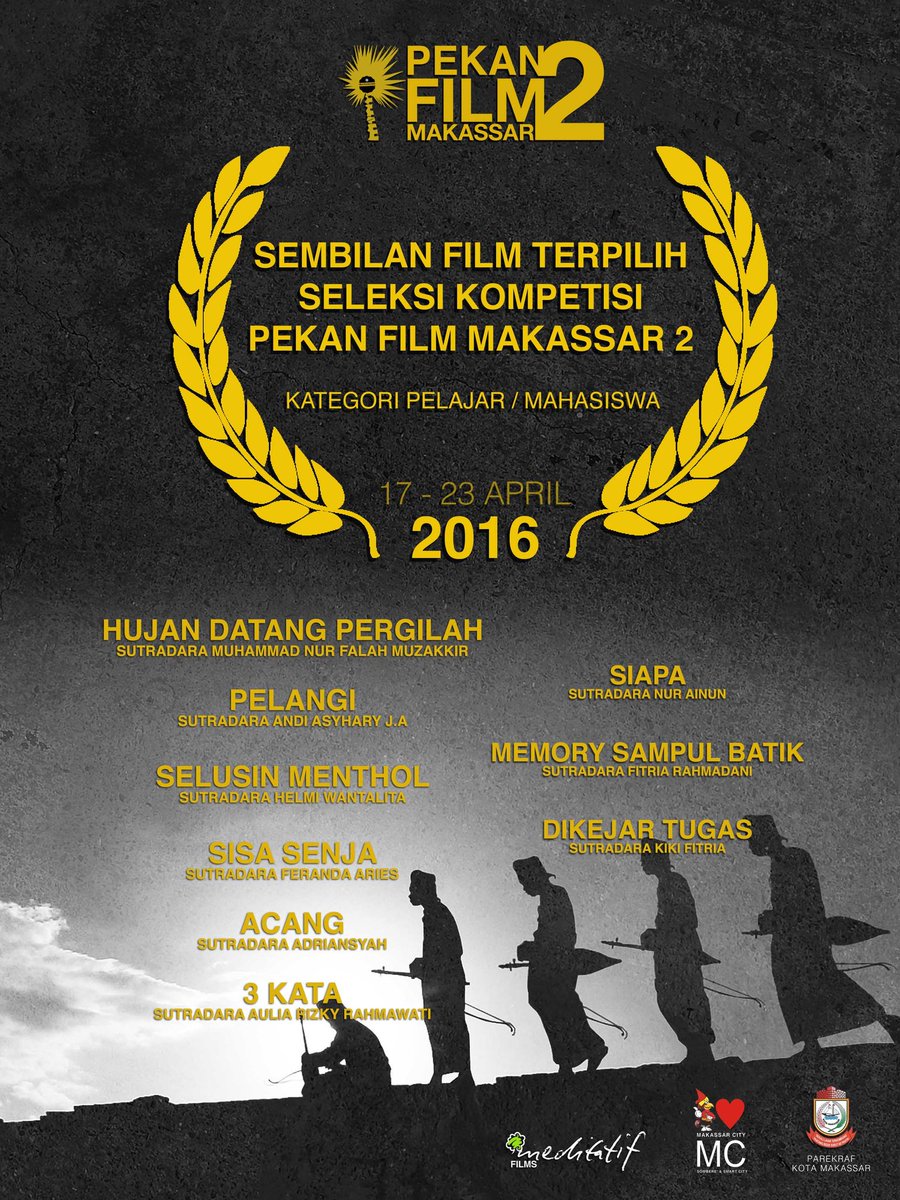pfm2018's tweet photo. ayo ramaikan penayangan film-film hasil seleksi kompetisi #PFM2 2016 malam ini!! https://t.co/1fZxICybL1