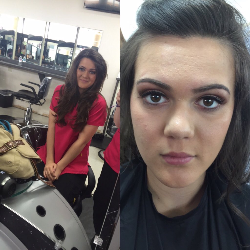 rose_emerald_'s tweet photo. Hair and makeup by me :) https://t.co/vZ8qTVMSTV