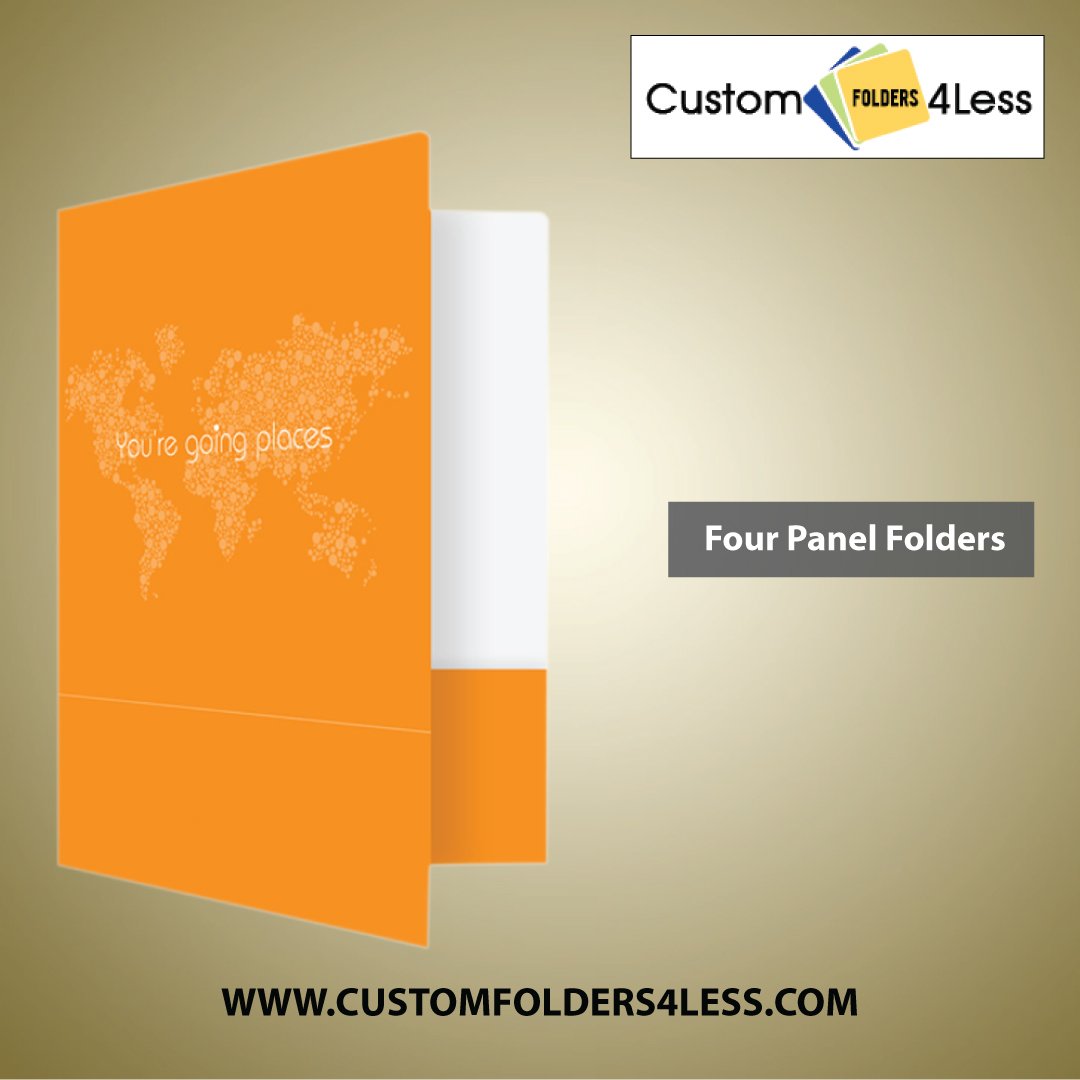 customfolder's tweet image. Four Panel Folders