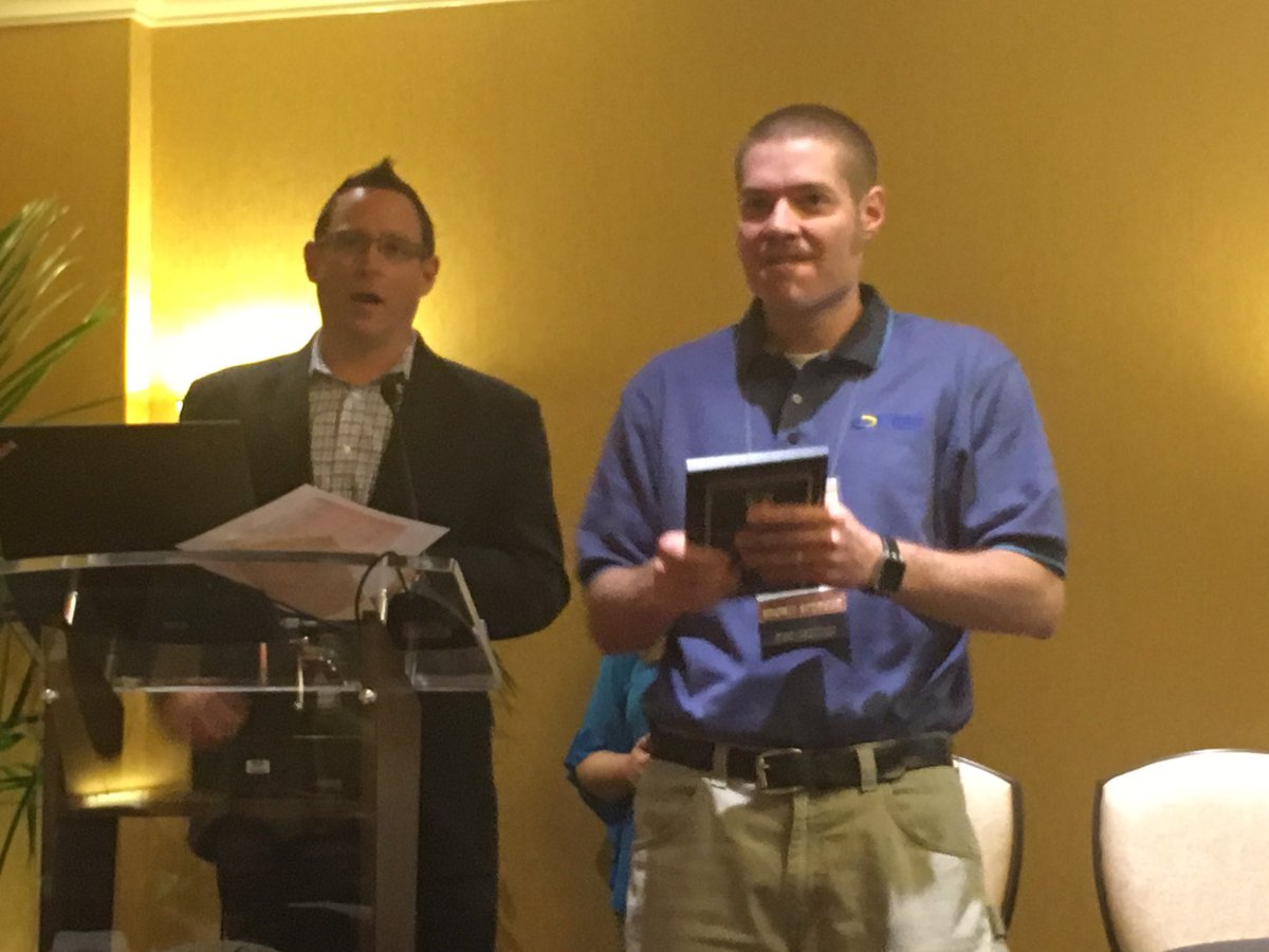 RESOStandards's tweet photo. Jeremy Crawford announces Cal Heldenbrand as a RESO Workgroup Award honoree at #RESO16 https://t.co/tIPb09Og65