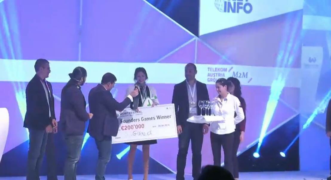 SaraCasaeduc's tweet photo. Congrats to the winner of #Webit2016
@AdguardEn .
Superb Pitch https://t.co/2SahNyWtje