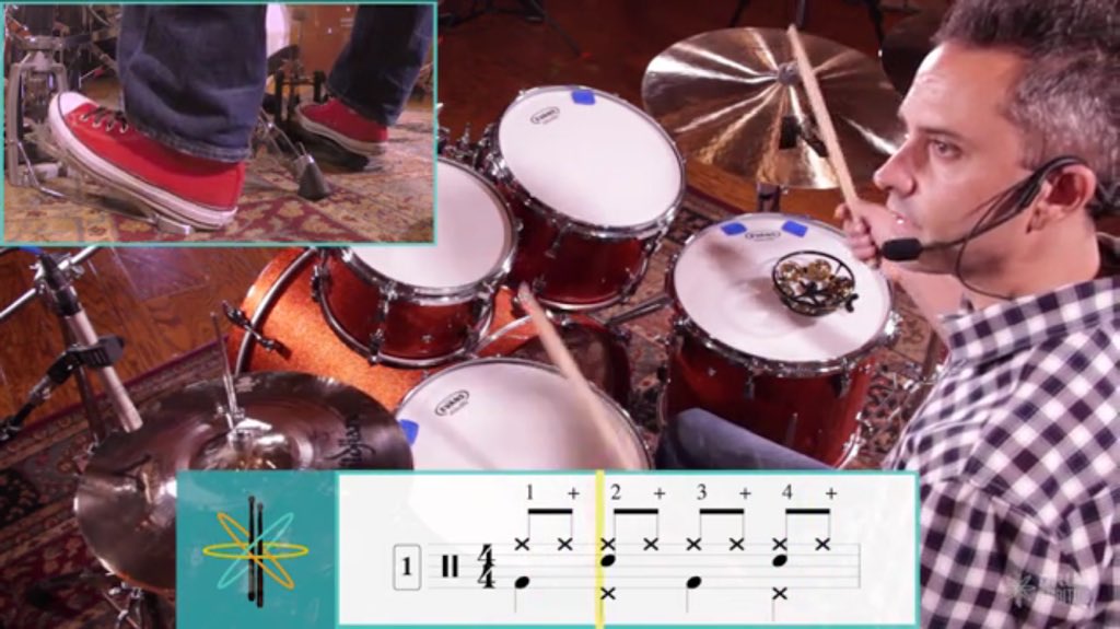 DrumAmbition's tweet photo. Our videos feature on-screen scrolling notation. Check out the first 4 drum lessons free! https://t.co/EIhMXPBXzw https://t.co/hQ59gClXRQ