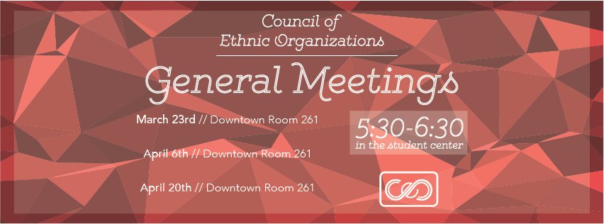 UHCEO's tweet photo. CEO Nation Today is our last general meeting of the semester Join us to learn about our last events of this year https://t.co/xpMJLDlvwL