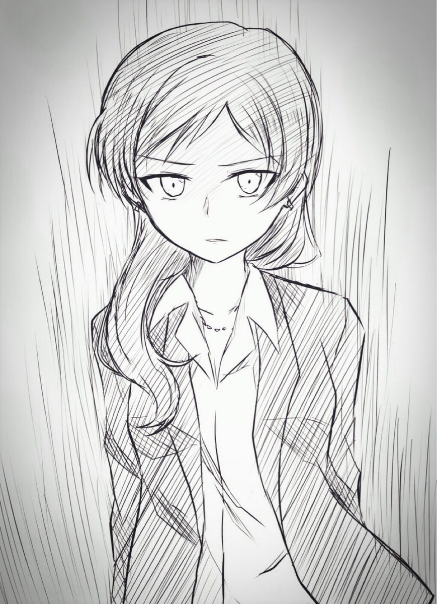 守るために死力を尽くして戦う、そんな用心棒な志保がいてもいい、見てみたいっていうラクガキだよ 