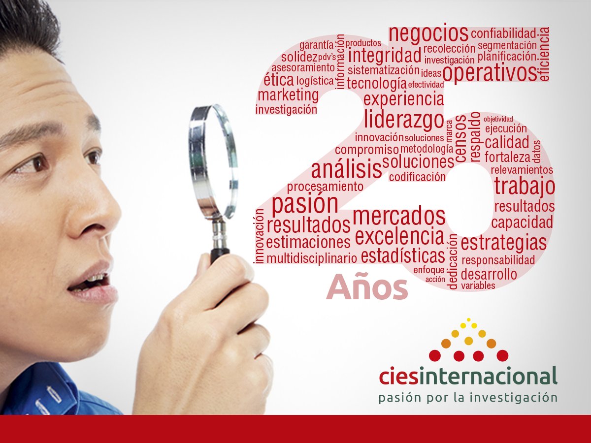 25 años de experiencia en el campo de la investigación y relevamiento estadístico en Bolivia. #ciesinternacional