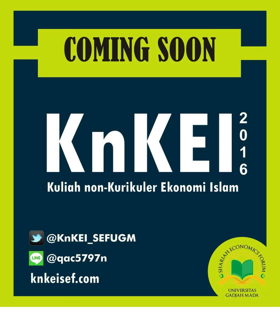 [COMING SOON]"Program kuliah non-kurikuler ekonomi Islam" pertama di Yogya akan hadir kembali!@KSEI_CIESUNY <a href="/infoUNY/">Univ Neg Yogyakarta</a>