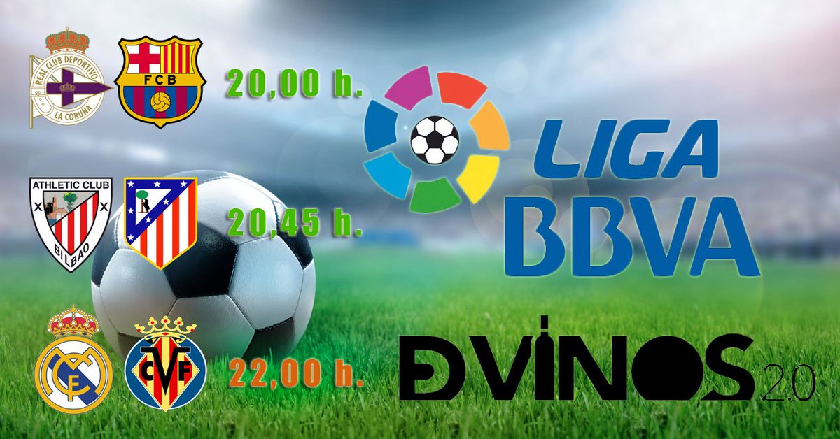Esta tarde se juega la <a href="/LaLiga/">LALIGA</a>. ¡¡¡Ven a disfrutar de esta intensa tarde de fútbol con nosotros en DVINOS 2.0!!!