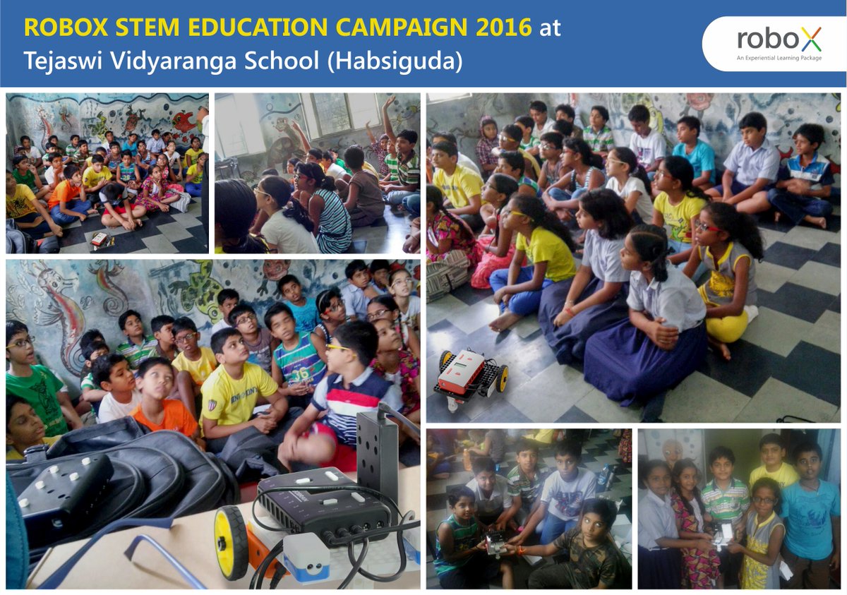 RoboxLearning's tweet photo. #ROBOXLearning students at Tejasvi Vidyaranya learning #STEM #education with fun STEM Education Campaign @idps_india https://t.co/fZw2I934H0