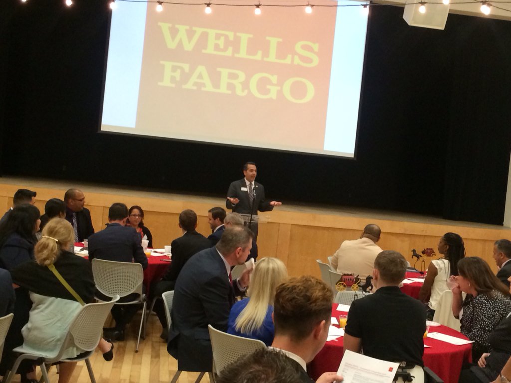DKFconnects's tweet image. "So proud to start my day with you," @WellsFargo #SWFL prez Jeff Ospina honoring 48 #nonprofit orgs #SmallisHuge
