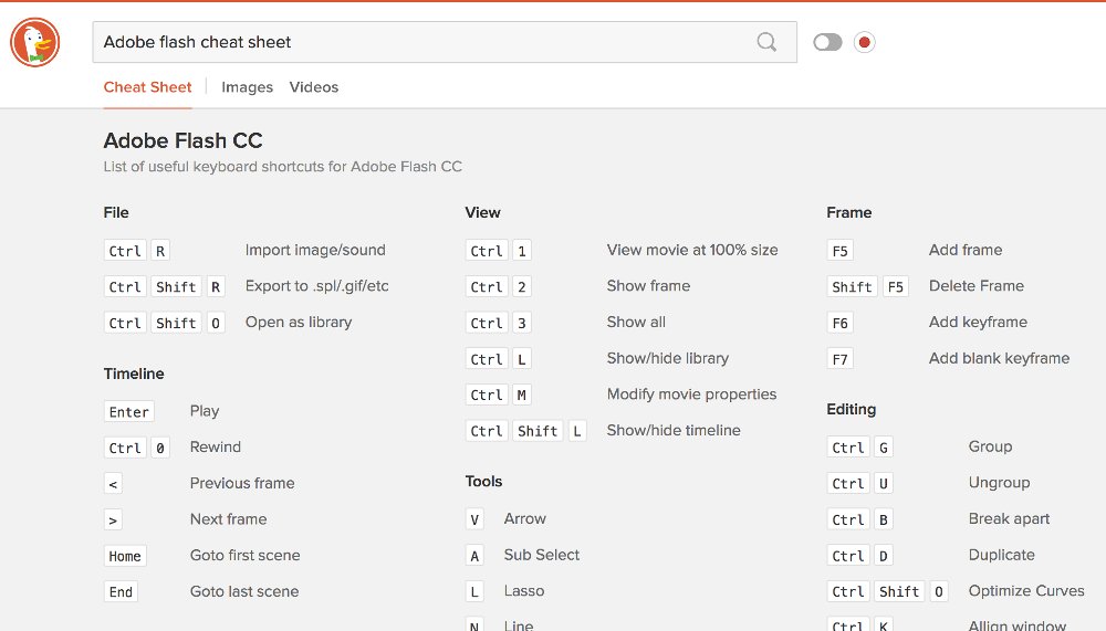 adobe animate shortcuts adobe animate shortcuts