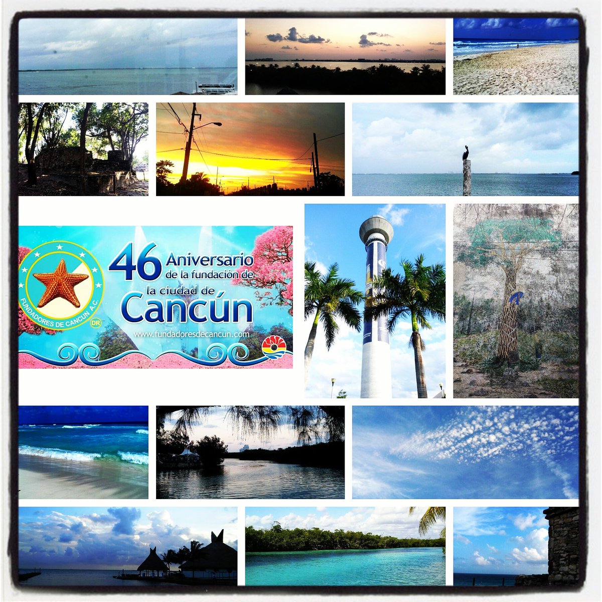 VivoEnCancun's tweet photo. Feliz #46AniversarioCancun,  gracias por todo lo que nos das cada día https://t.co/wqYIGXMFZw