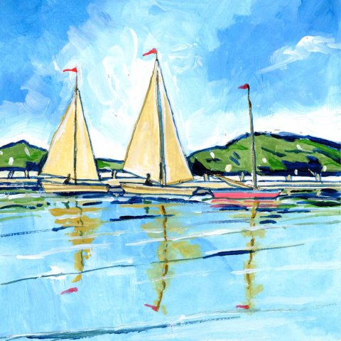 MSTrust's tweet photo. Still available in the #SecretArtShow https://t.co/16rHTxFQX6 #sailing #boats #Hatcham #art #painting https://t.co/mUwutrWjYx