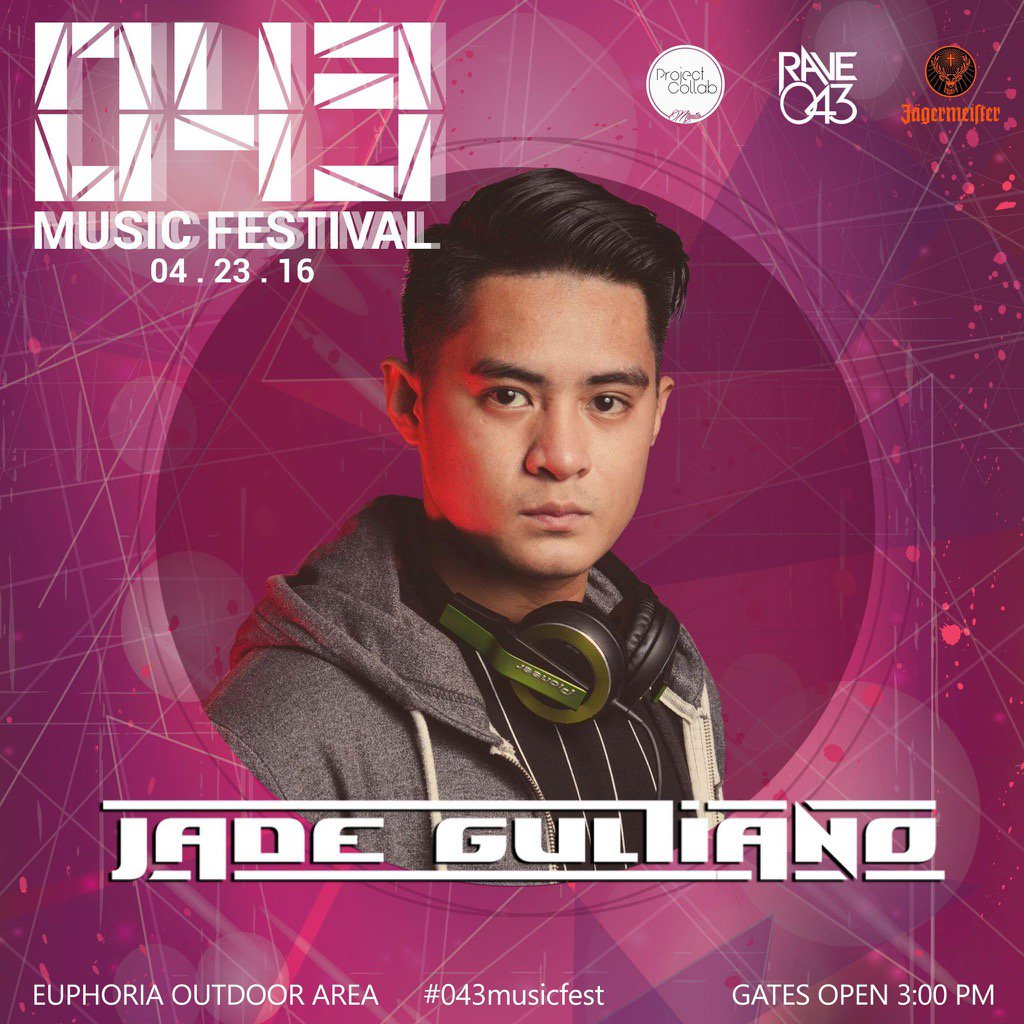IAMDCFER's tweet photo. @Imjadegultiano on April 23, 2016 At Euphoria, Batangas! #043MusicFestival  #Rave043Production #ProjectCollabManila https://t.co/AoW08jcF7Q