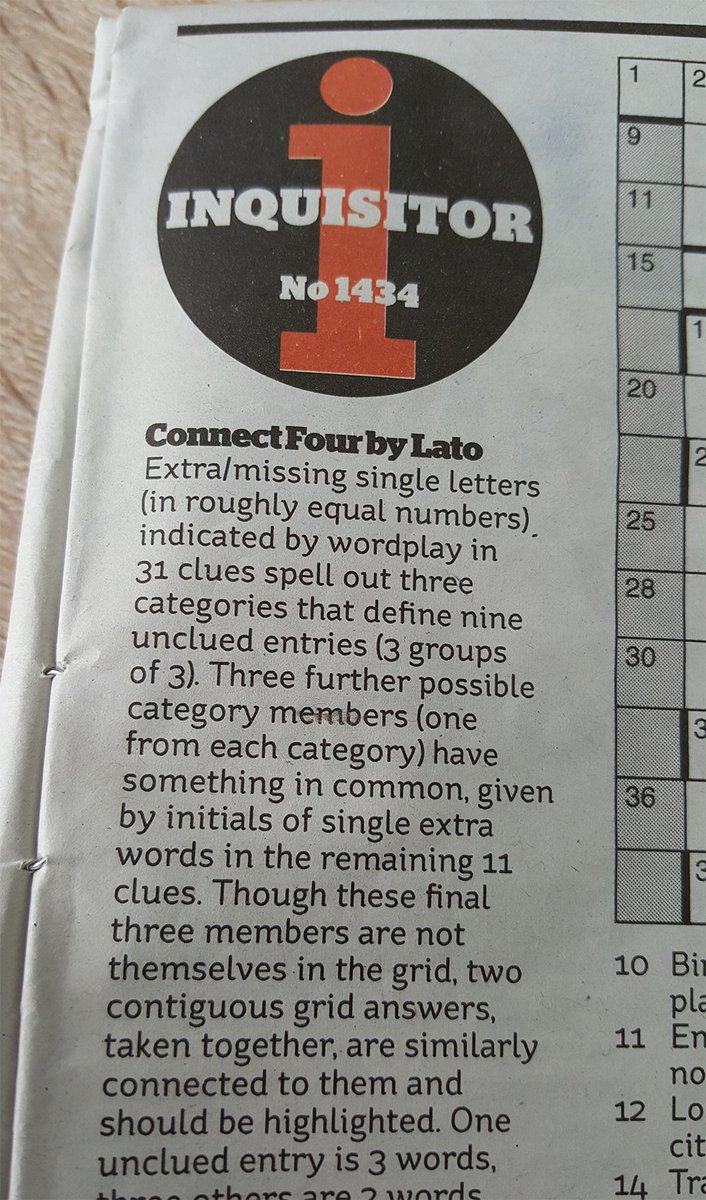 ComplicatedChas's tweet photo. @simplifiedsimon Look at this one. I really like @theipaper crosswords but not a scoobie... #stumped #simplifyme https://t.co/PuBNLZTqTR