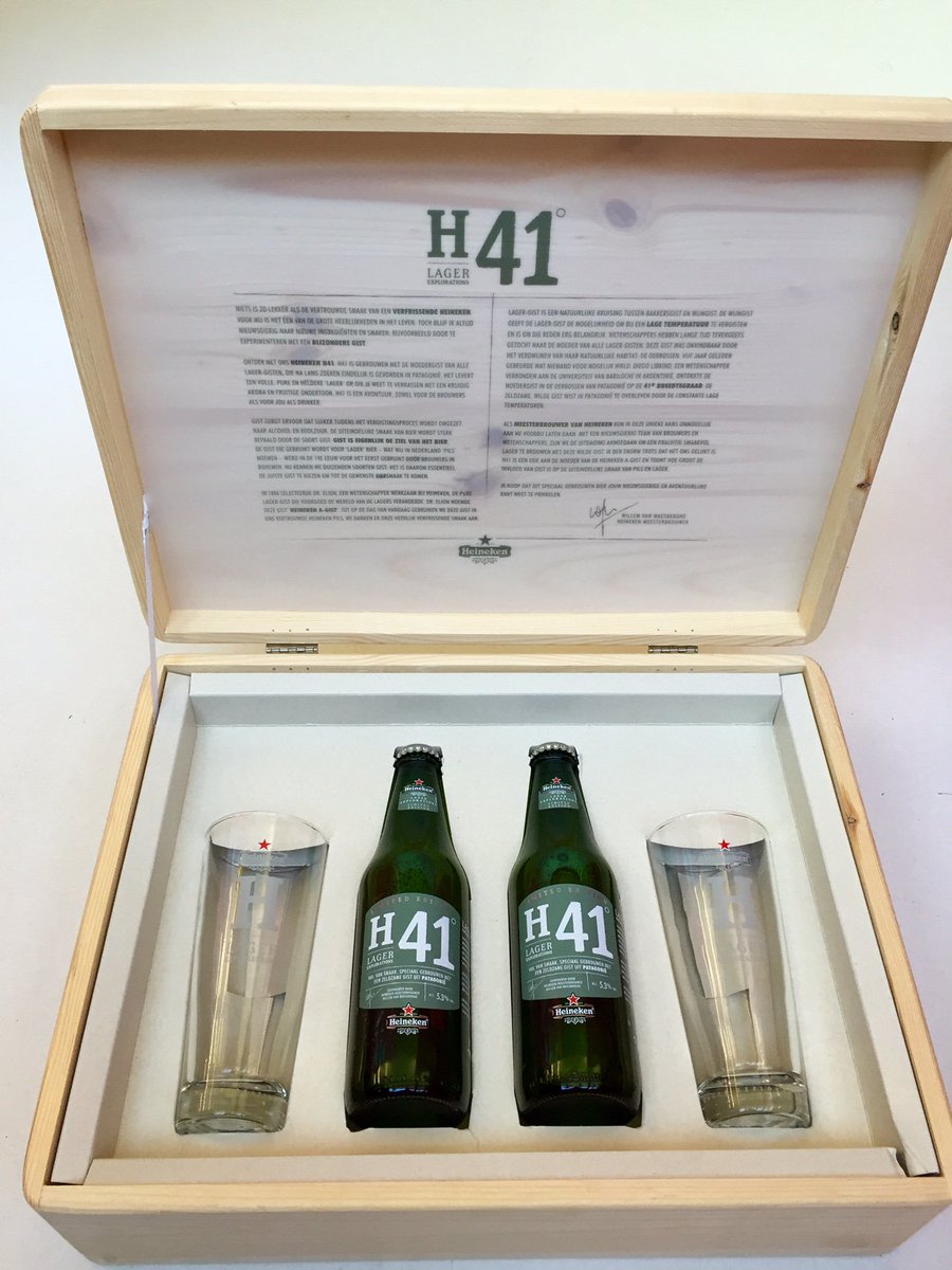Trots op de lancering van H41, het speciaal gebrouwen bier van <a href="/Heineken/">Heineken</a>