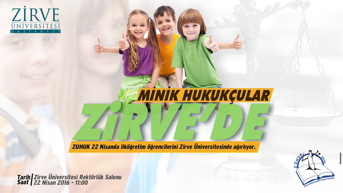 ZRVHukukKulubu's tweet photo. Minik Hukukçuları 23 Nisan kapsamında @ZirveUniversite 'de ağırlıyoruz https://t.co/LYAhcdjyCY