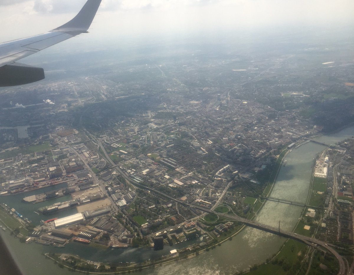 Linz heute mal von oben...