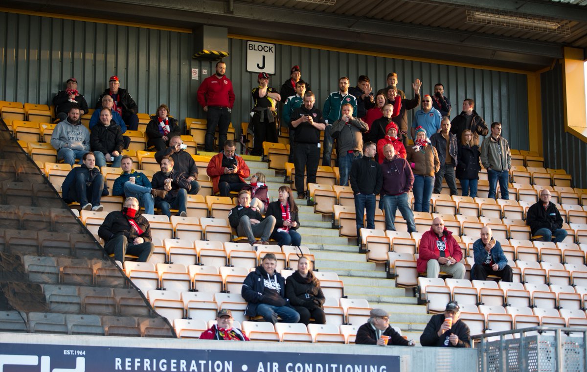 The_Visitor's tweet image. This lot deserve a medal. The 46 Shrimps fans who saw the 7-0 defeat at Cambridge last night trib.al/nRYGWBm