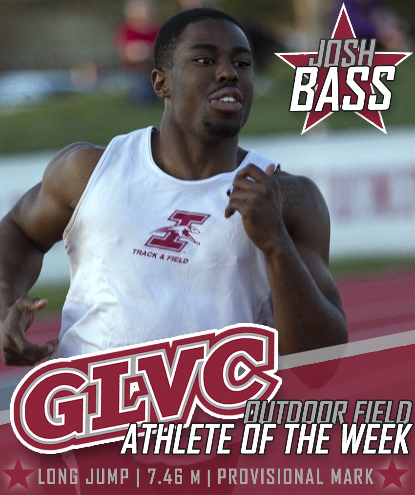 RELEASE | <a href="/UIndyTrack/">UIndy Track & Field</a> Josh Bass earns 3rd career <a href="/GLVCsports/">Great Lakes Valley Conference</a> Field Athlete of the Week honor athletics.uindy.edu/news/2016/4/20…