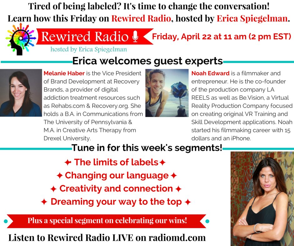 ericaspiegelman's tweet photo. #GetInspired #GetRewired this Friday! It's a NEW ep of Rewired Radio on @YourRadioMD w Melanie Haber & Noah Edward! https://t.co/ysKFU9ecg9