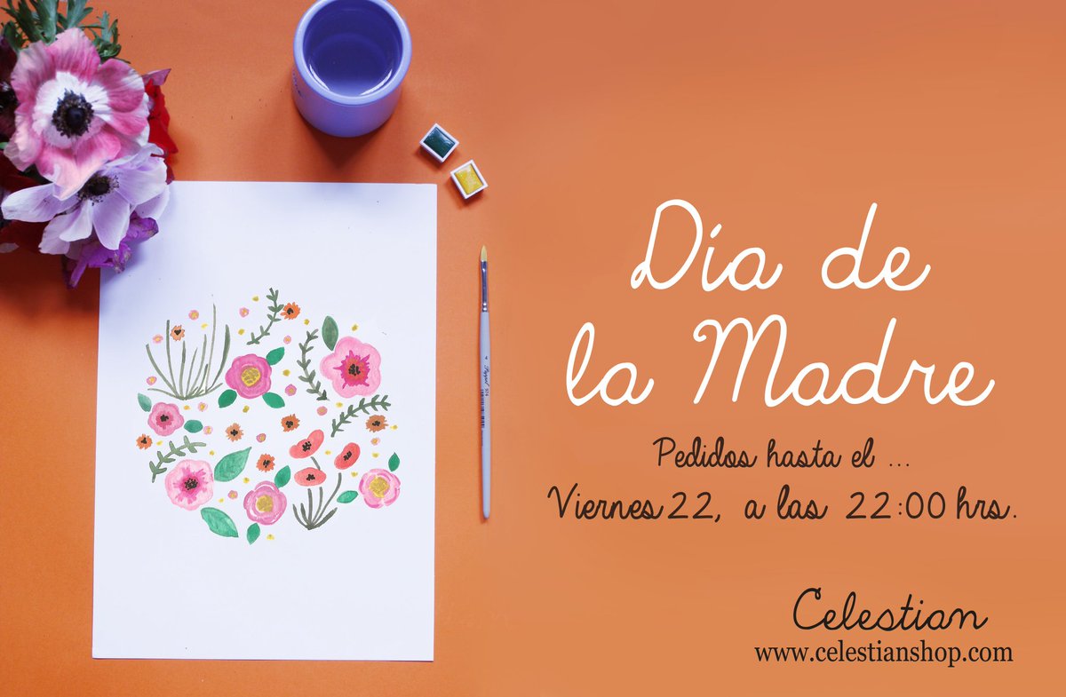 celestianshop's tweet photo. ¡Atención! Recibe tu pedido del  #DiadelaMadre si lo encargas antes del dia 22 a las 22:00 ☺
https://t.co/vNr06pazoi https://t.co/jjfwGCNJtT