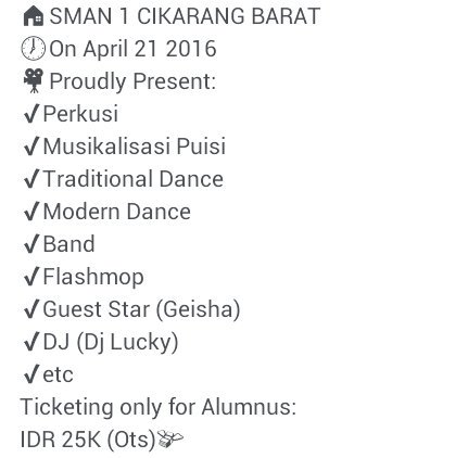 OsisNingrat's tweet photo. Ini serangkaian dari acara #NEAF2016 besok!! Wish u all happy n' have fun guys πππ https://t.co/7alKT0bb33