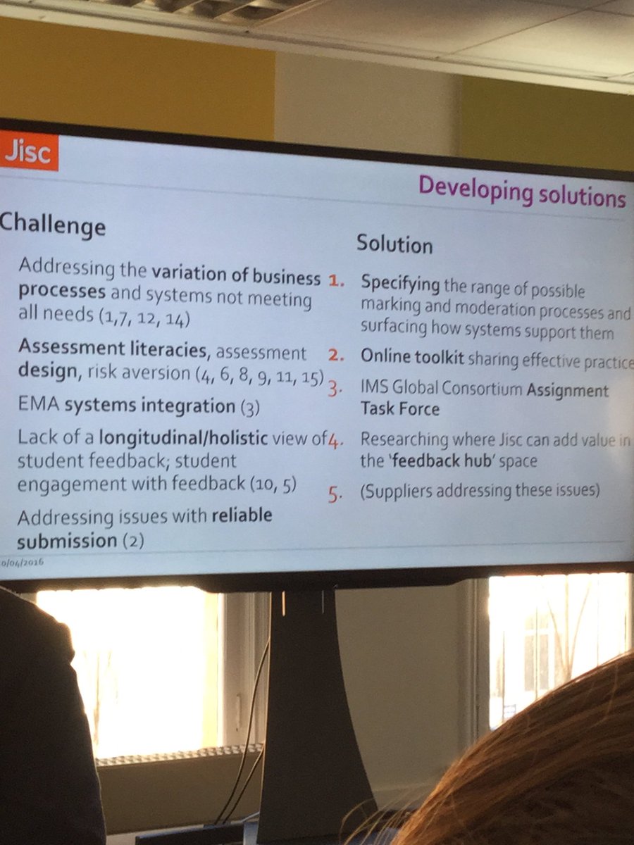 christa_line's tweet photo. Electronic assessment work ongoing at Jisc #digiassess #jiscexperts16 https://t.co/xV7TlTucNV