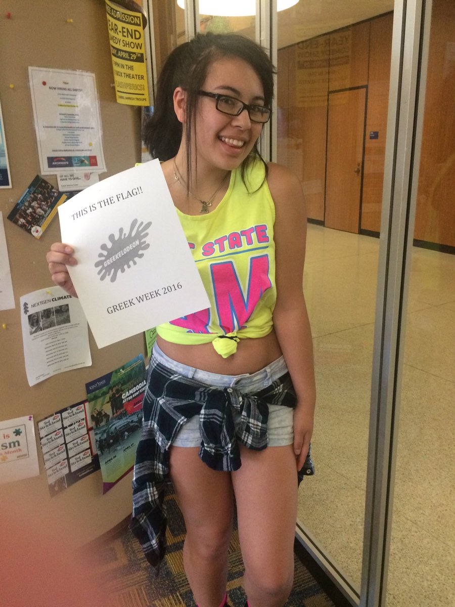 isabellekolik's tweet photo. Hub by einsteins, student center by stairs, and the nest. Happy Greek week:) @greekelodeon16 #TeamRocketPower https://t.co/VmC4tZm57N