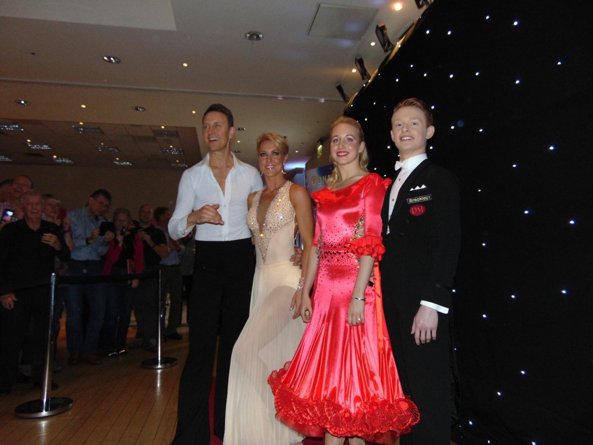 StrictlyNian's tweet photo. #IMAGES || Ian Waite and Natalie Lowe at Donaheys last weekend ⭐️ https://t.co/TtbKwqsPGh