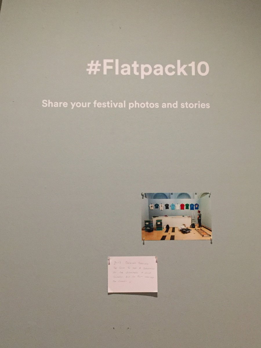 flatpack's tweet photo. We've started a photo wall at our Gas Hall hub (@BM_AG ): share your stories + use #flatpack10 to share your photos https://t.co/hJyATKJK7V