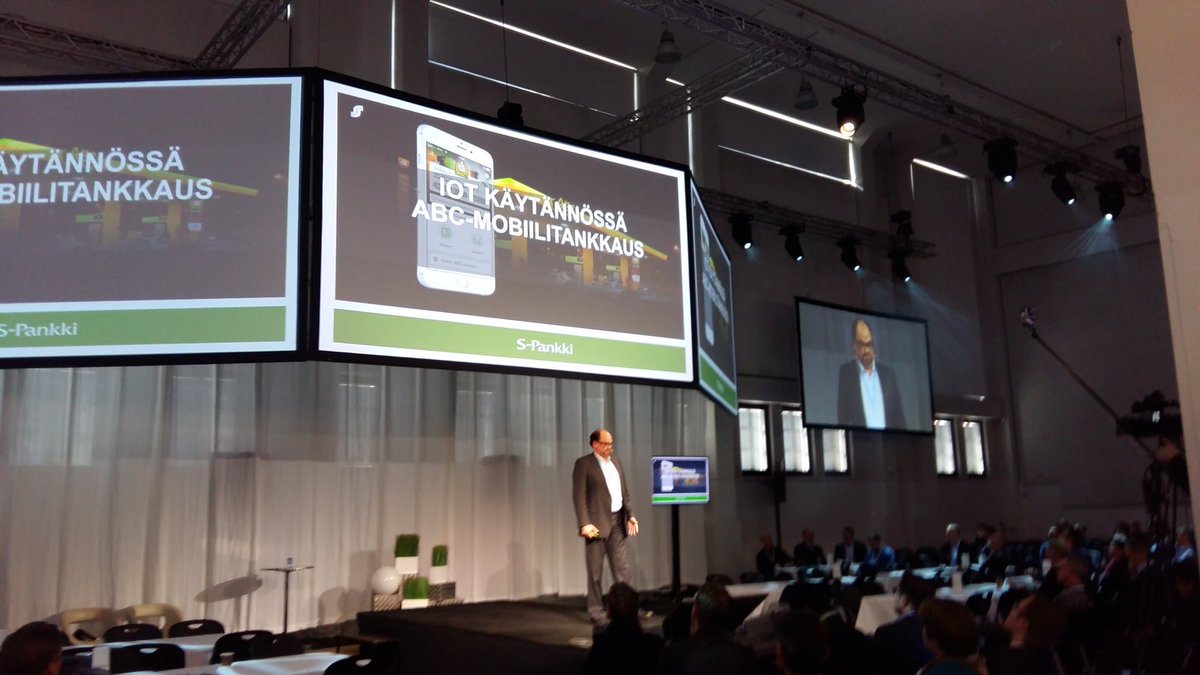 S-Pankki #iotnordic lavalla ja ABC mobiilitankkaus