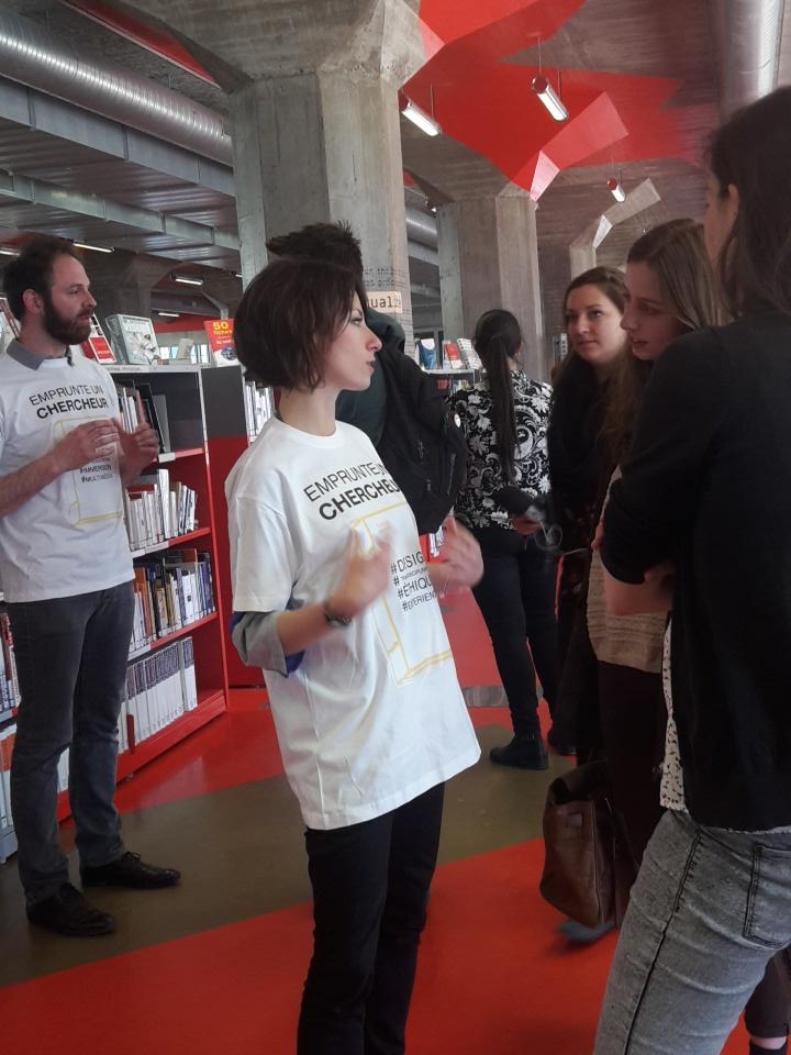 Narration2_0's tweet photo. Expérimentation du dispositif Emprunte un chercheur @bib2strasbourg #narration20 #discussion #transmissionsavoir https://t.co/Orq9TQR0Ti