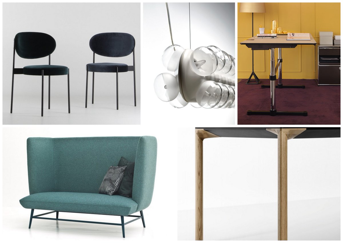 New products on display from <a href="/KristaliaDesign/">Kristalia</a>, @MOROSOfficial, Verpan.com, <a href="/USMfurniture/">USM Modular Furniture</a> &amp; <a href="/moooi/">Moooi</a>.