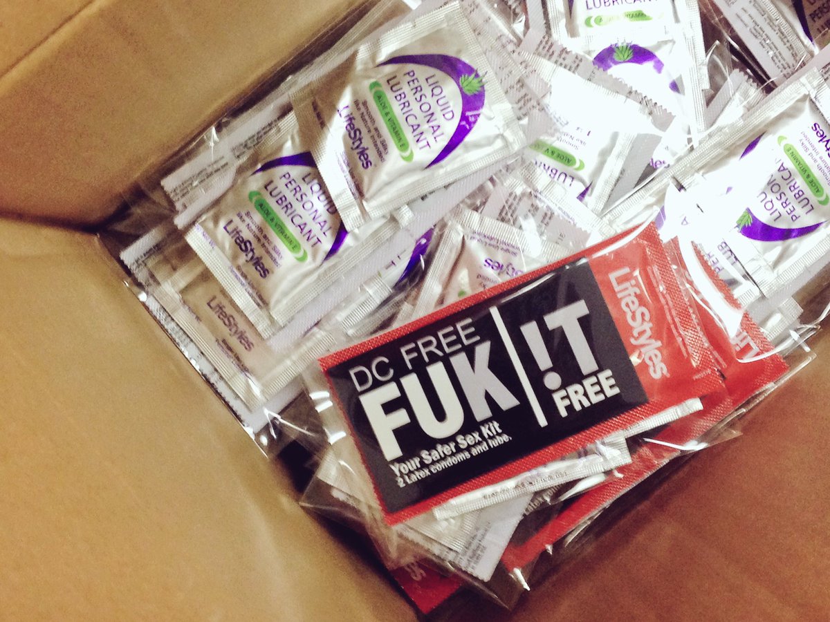 brittdorfman's tweet photo. @WINonline the Pride Network made 1,700 safe sex kits last night @TheDCCenter #fukit #condomsforall https://t.co/nyW5flZgOw