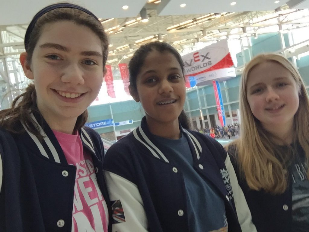 HBS_Cyborgs's tweet photo. We've arrived at #VEXworlds! Looking forward to competing and meeting other teams from around the world... https://t.co/HtDgGGknm7