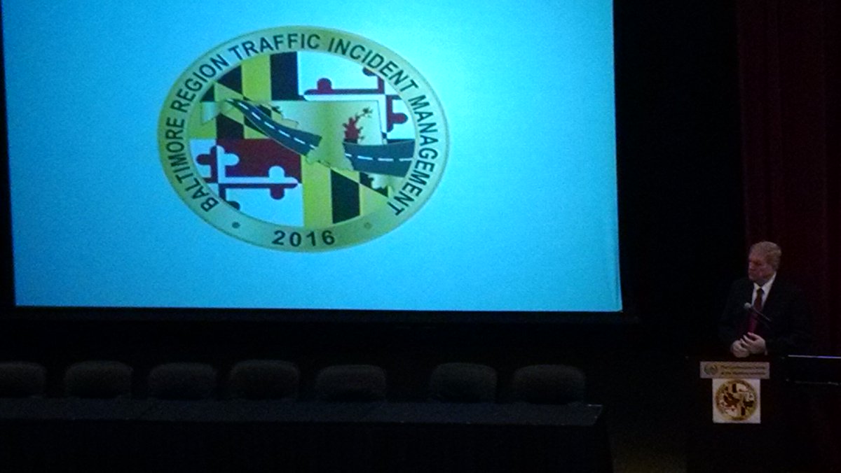 BaltoMetroCo's tweet photo. @MDOTNews Sec. Pete Rahn greets first responders, pub works officials to the Traffic Incident Management conference https://t.co/wwrdb9ExYB