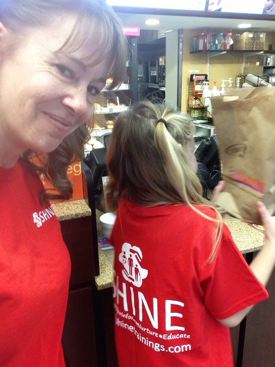 shinecpr's tweet image. My helper refuses to smile for the camera #trainerintraining #CPRsaveslives #shineCPR #dunkins