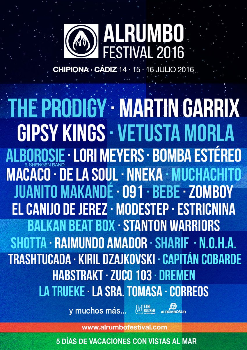 20 artistas más para el Alrumbo Festival 2016 bit.ly/22NHhp2 #alrumbo #confirmaciones
