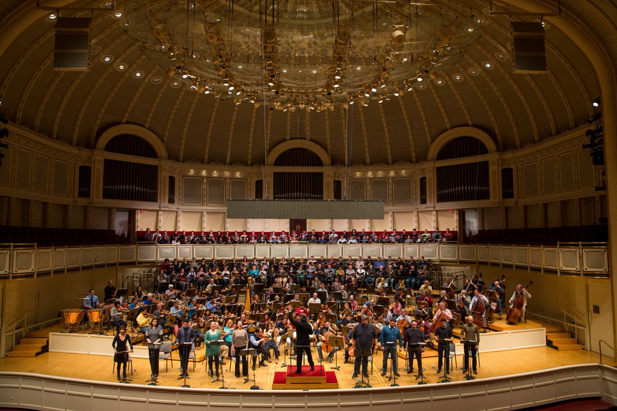chicagosymphony's tweet photo. What an excellent rehearsal for #Verdi's #Falstaff! #Shakes400Chi Tickets: https://t.co/DGmli7I9Gr #AmbrogioMaestri https://t.co/mNM23cQwiD