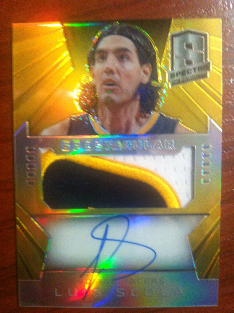 CardsBasket's tweet image. /10 auto patch de @LuisScola del amigo @modocards en @Pacers_es