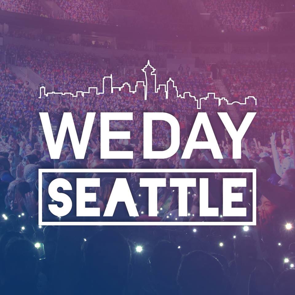 Today is the day! It's almost go time!! We're so excited to be a part of #WeDaySeattle #UVicWeDay
