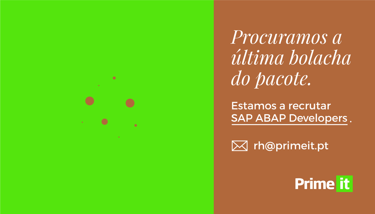 PrimeIT's tweet photo. Serás tu quem procuramos? Envia o teu CV para rh@primeit.pt. #ITJobs #PrimeJobs https://t.co/SFVotAwQYt